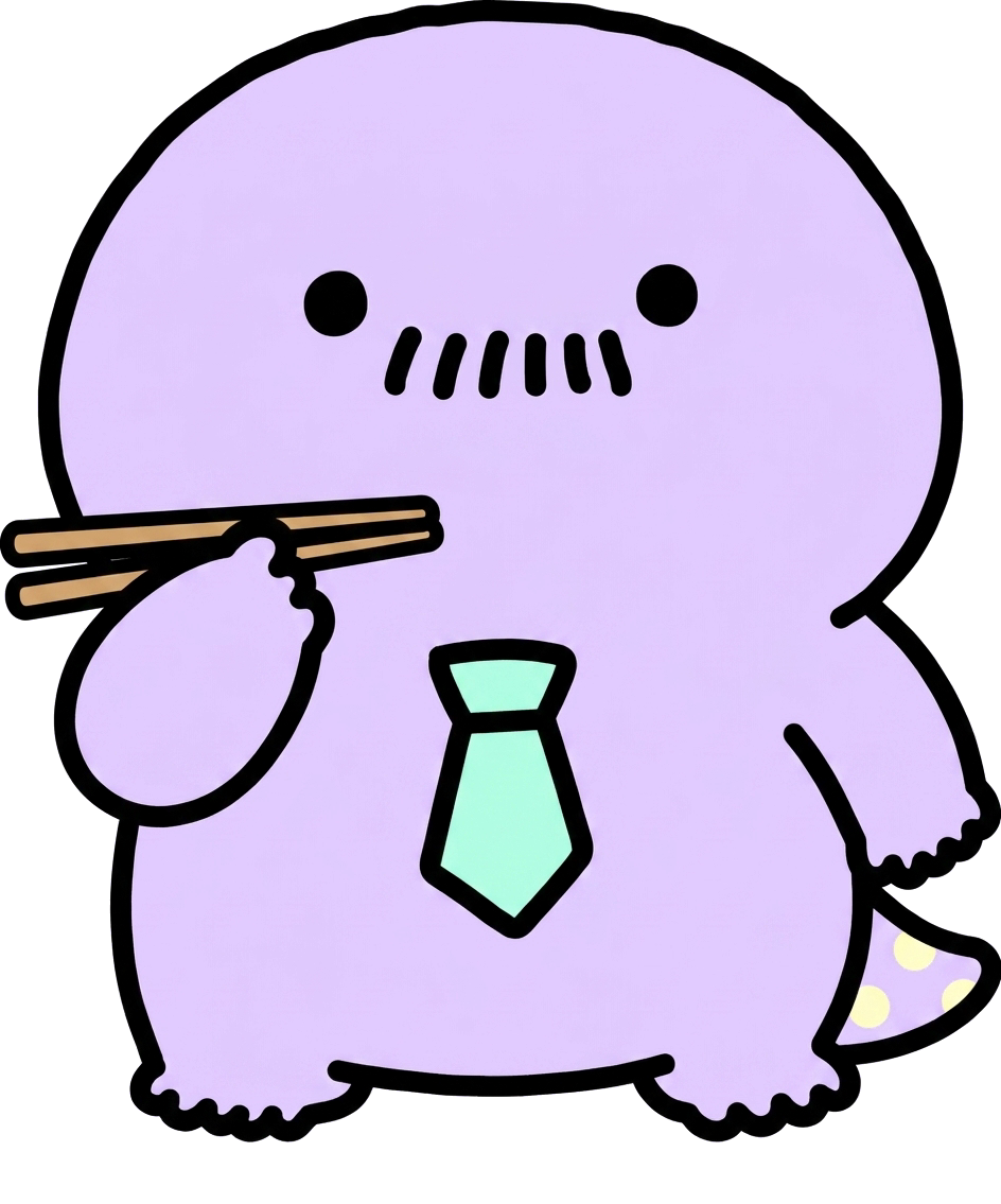 第1回キービジュアル：お箸ハンザキさん